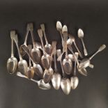 A collection of silver spoons, all dated 1810 by William Eley, William Fearn and William Chawner,