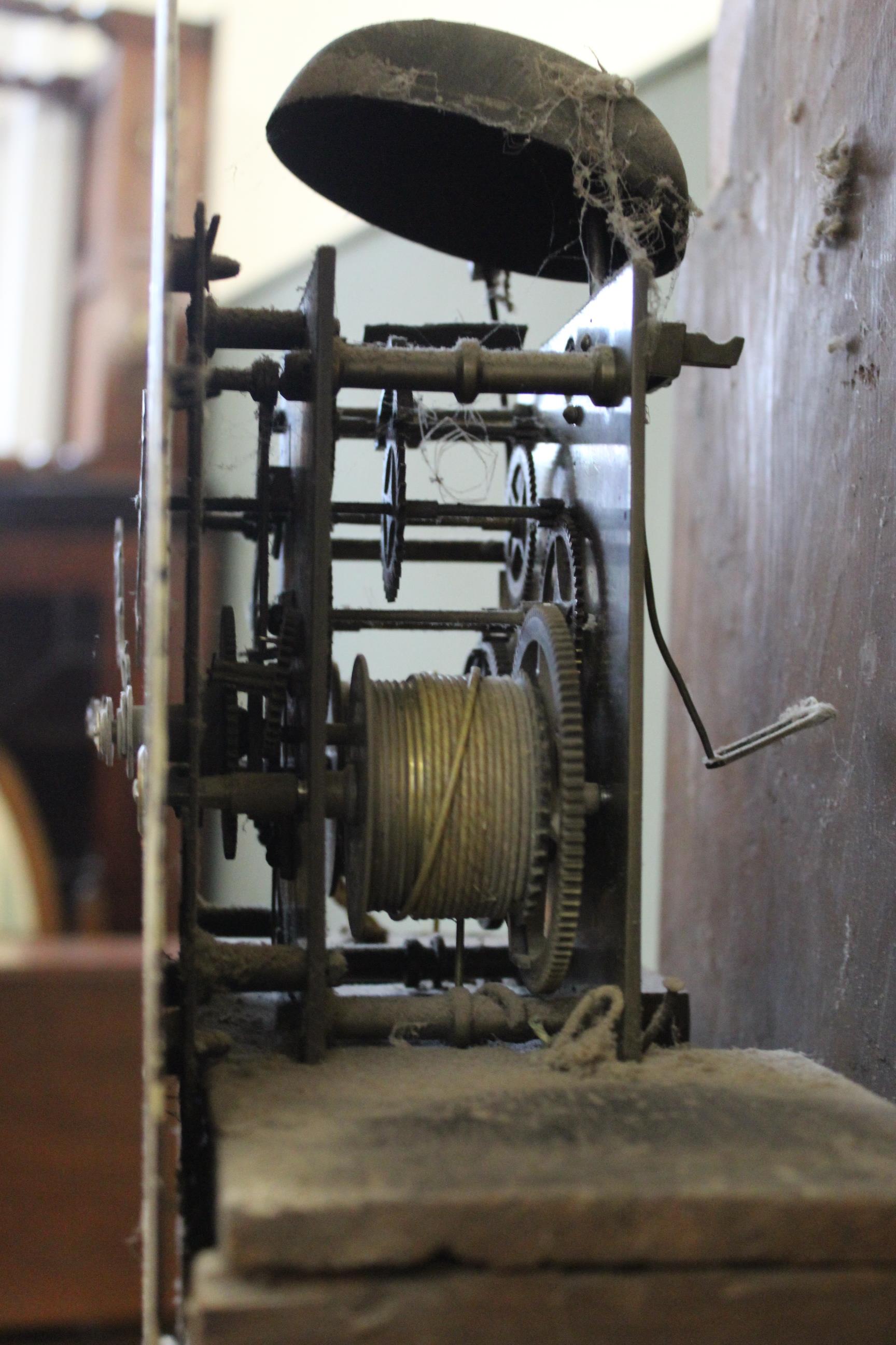 An early 19th Century mahogany eight day longcase clock with painted dial, marked Vismari, - Image 6 of 7