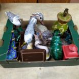 Mixed items including birds and other animal figures etc