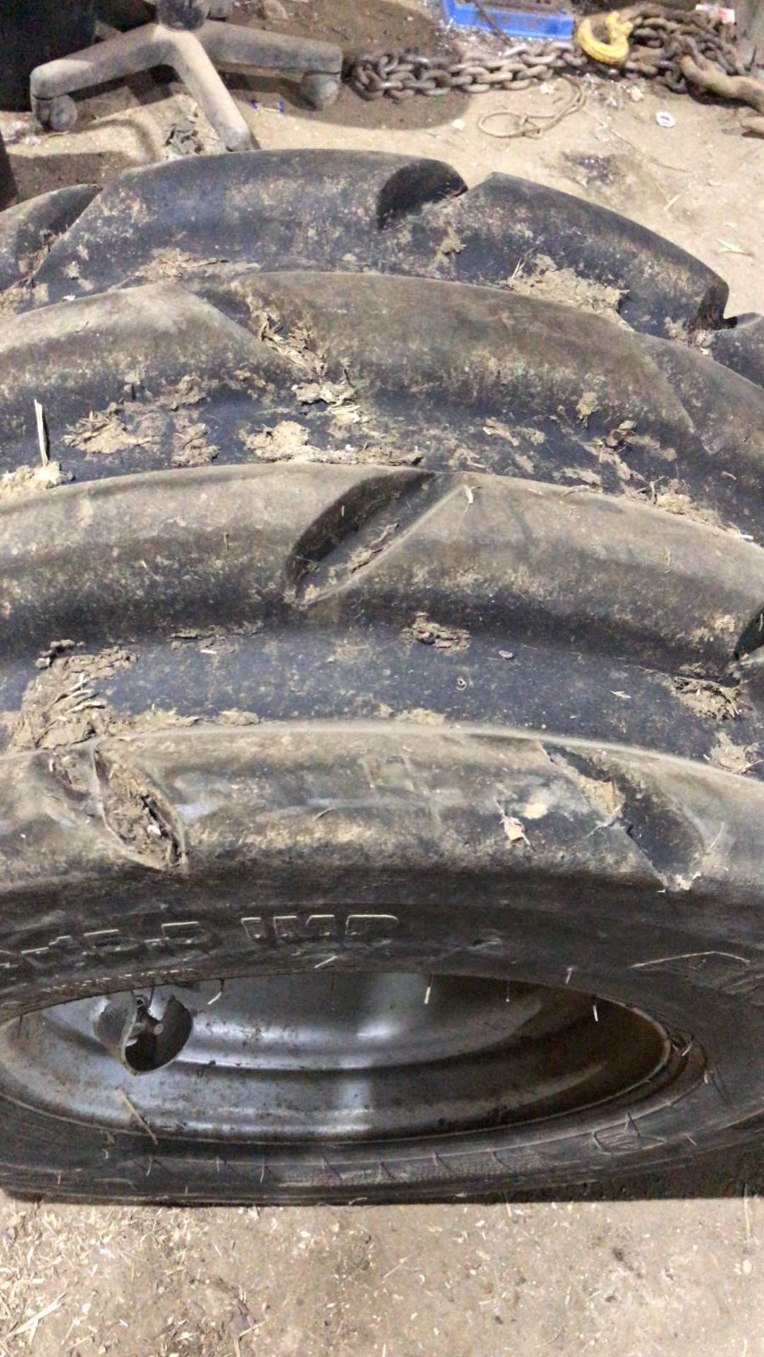 400/50-15.5 Tyre and Wheel. Stored near Chatteris, Cambridge. - Image 2 of 2