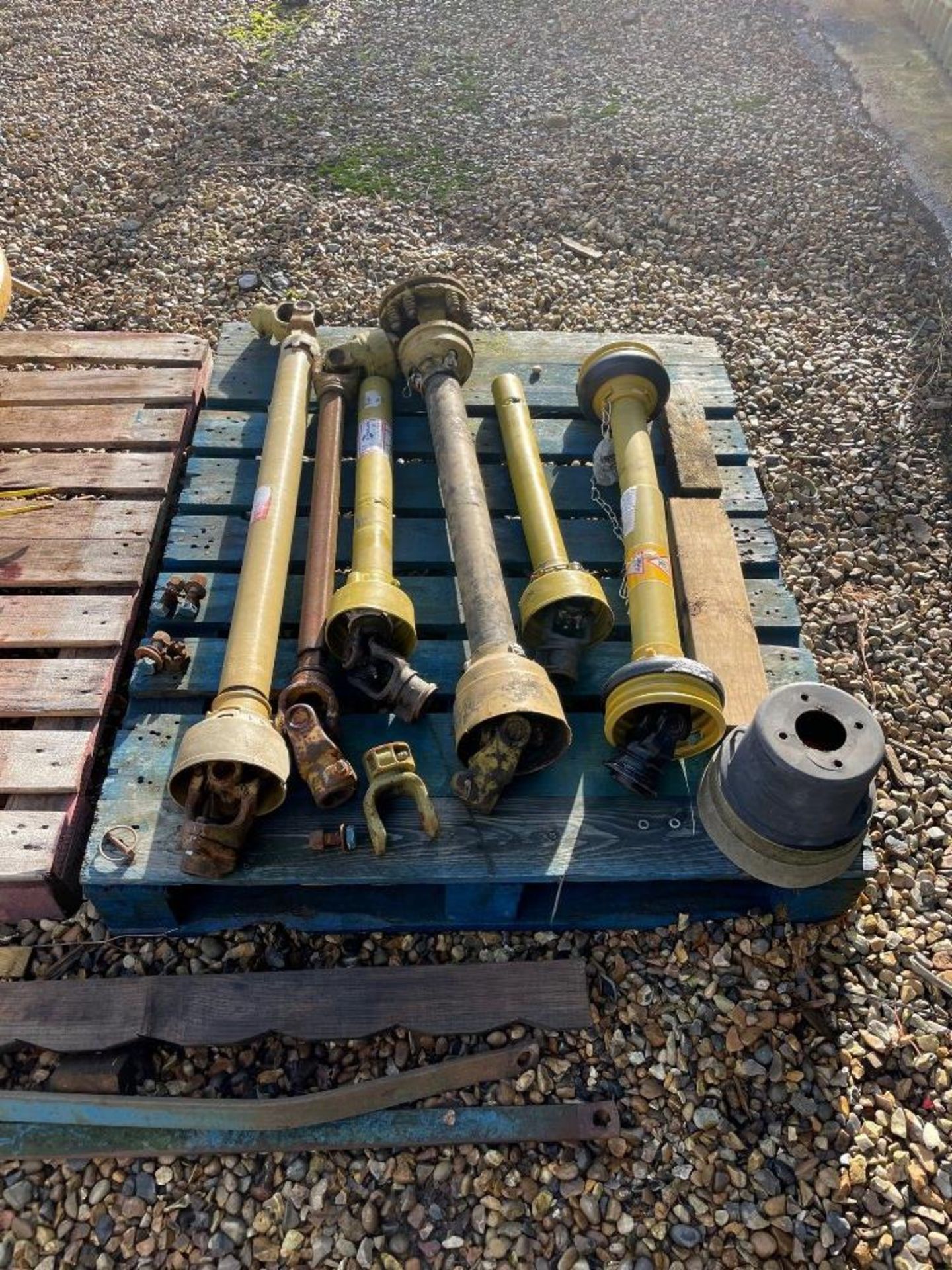 Pallet of PTO Shafts. Stored near Woodbridge, Suffolk. No VAT on this lot.