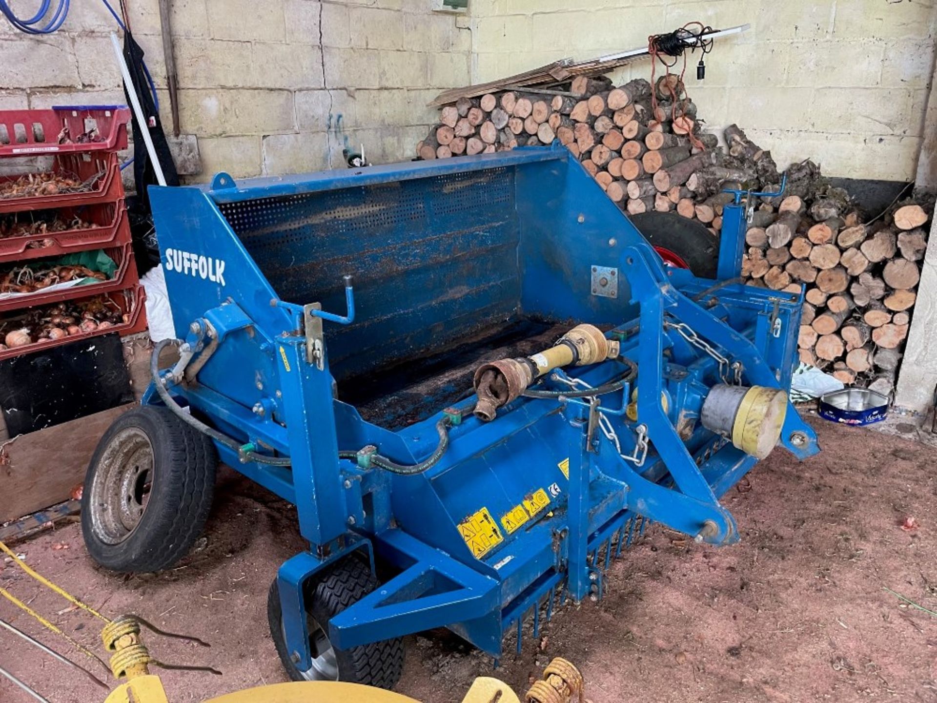 Suffolk Sweeper Collector - Second hand approx. 5 years old. Stored near Woodbridge, Suffolk.