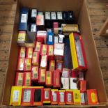 A large quantity of empty packaging boxes for Hornby,