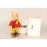 A boxed Steiff Rupert the Bear with certificate, No.