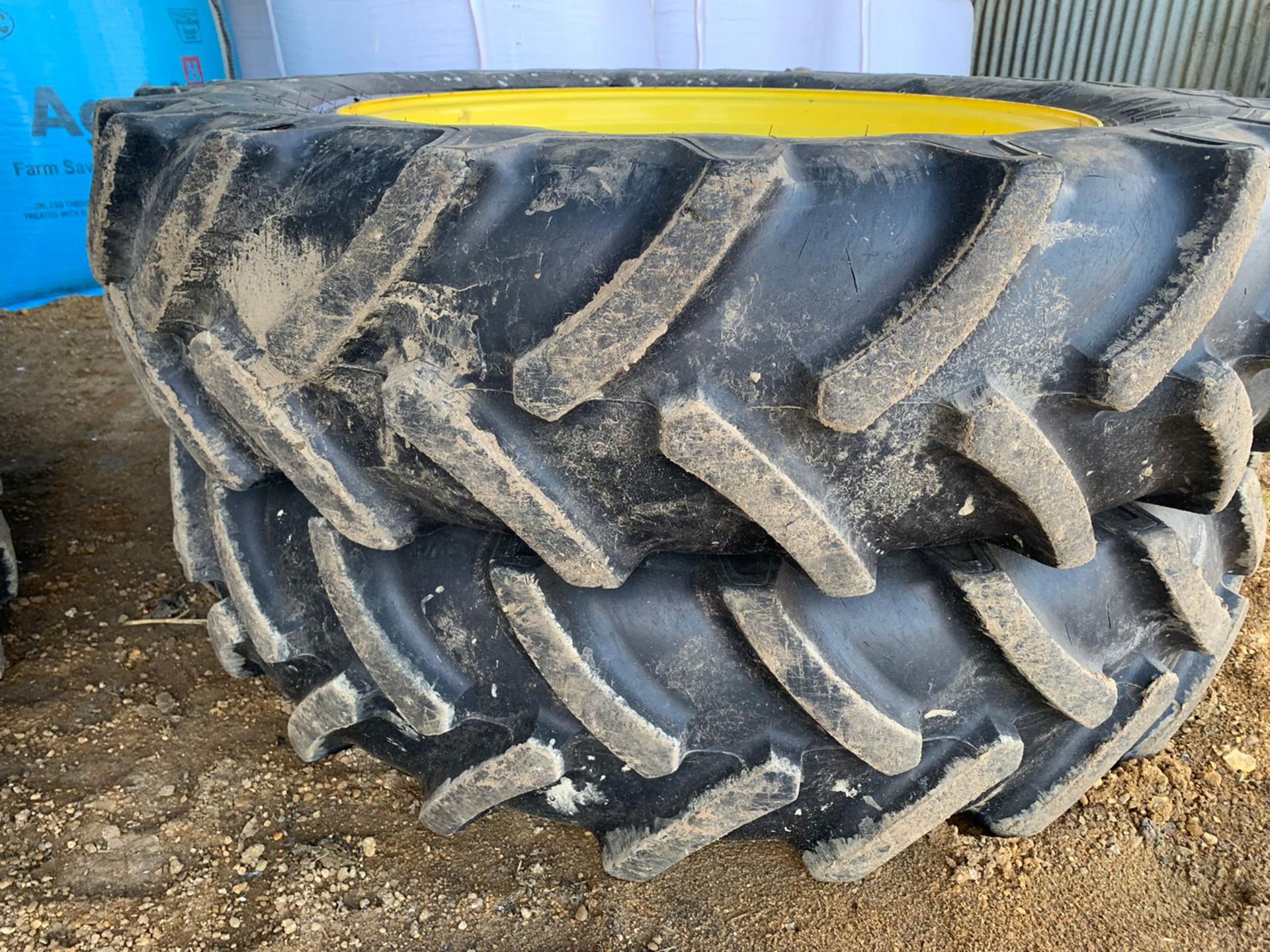 Row Crop Wheels for John Deere Tractor - 380/90 R50 and 340/ 85 R36. - Image 2 of 5