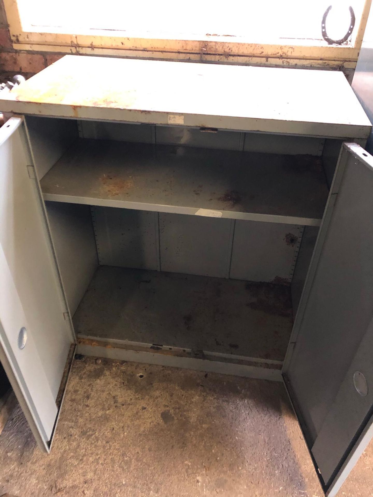 Metal Cabinet - 101cm x 90cm x 46cm Stored Gorleston, Norfolk. No VAT on this lot. - Image 2 of 2