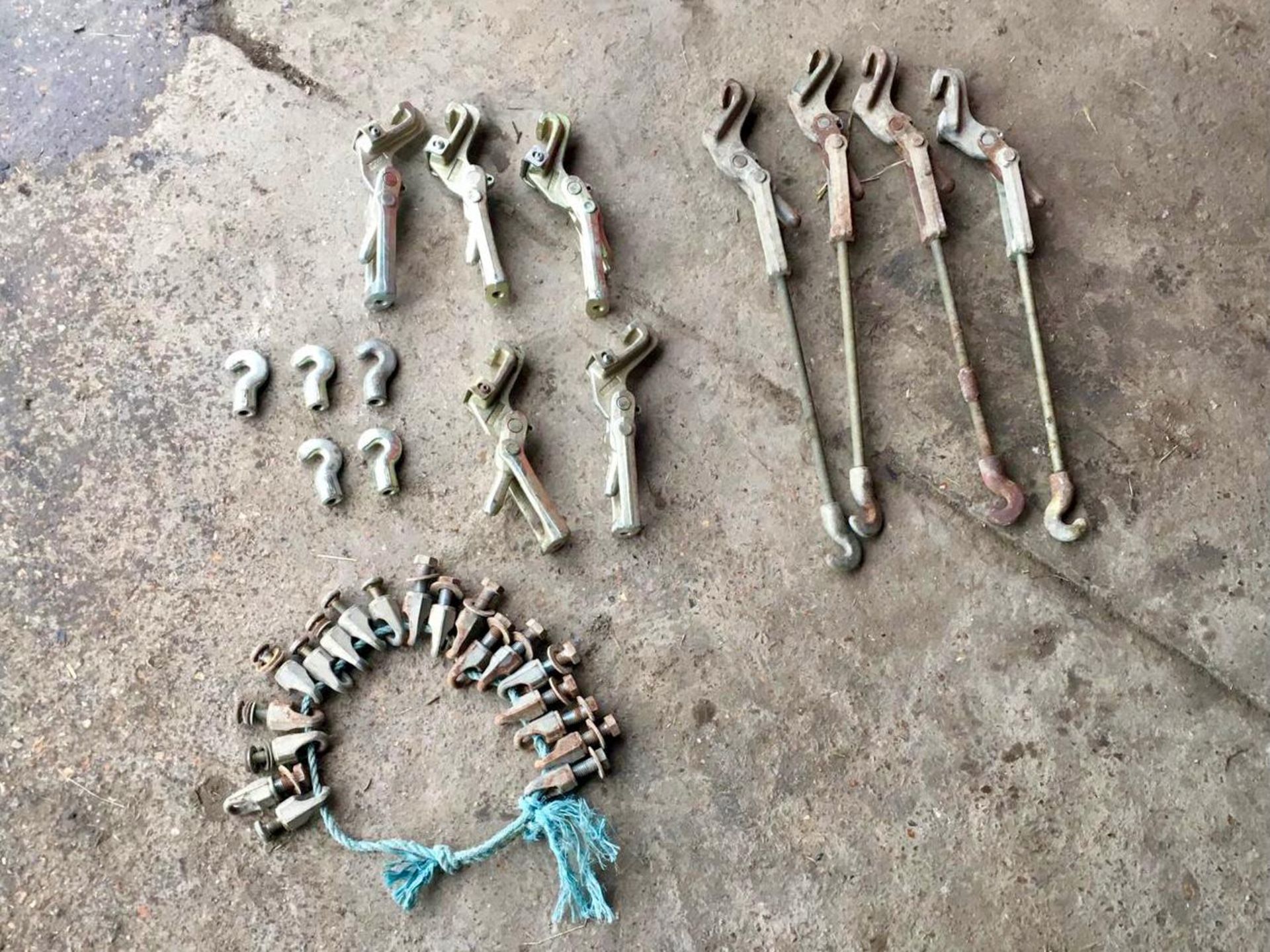 Stocks wheel clamps. Stored near Dorchester, Dorset.