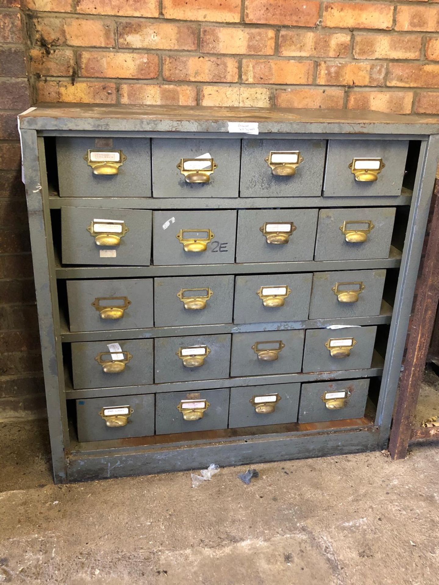 Metal Cabinet and Drawers - Height 95cm x Width 95.5cm x Depth 42cm Stored Gorleston, Norfolk.