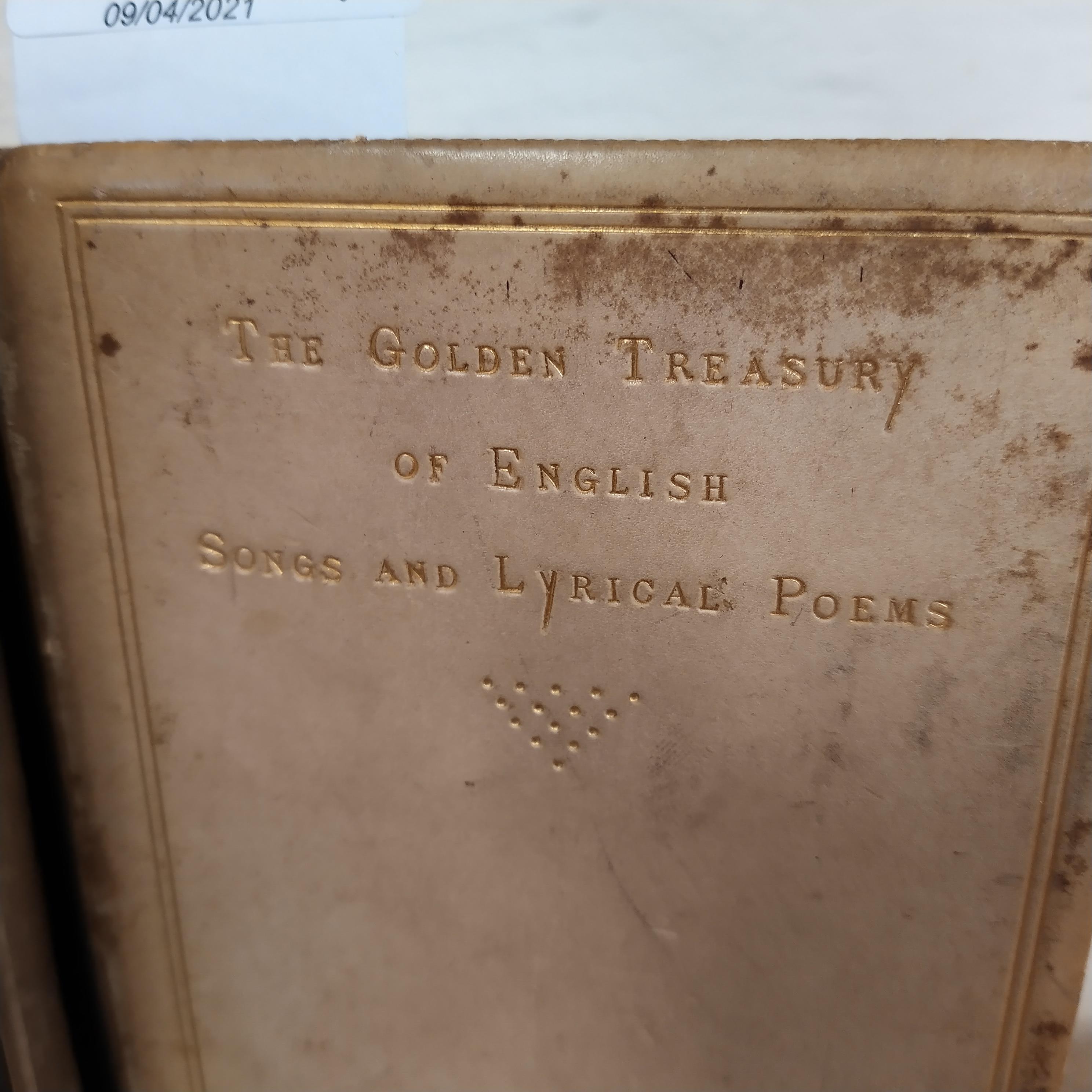 Two Victorian poetry books 'The Golden Treasury of English Songs' and 'Lyrical Poems', - Image 2 of 4