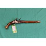 A continental Flintlock holster pistol,