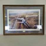 Air Force interest print 'Air Strike Over West Falkland' by Robert Taylor,