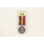 A Q.S.A. Mediterranean medal to 6069 Pte.R.Redhead.L.N.Lanc.