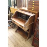 A 1940's clerk's desk with fall front (as found)