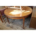 A mid Century G Plan circular dining table