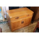 A vintage G Plan two drawer two door cupboard unit