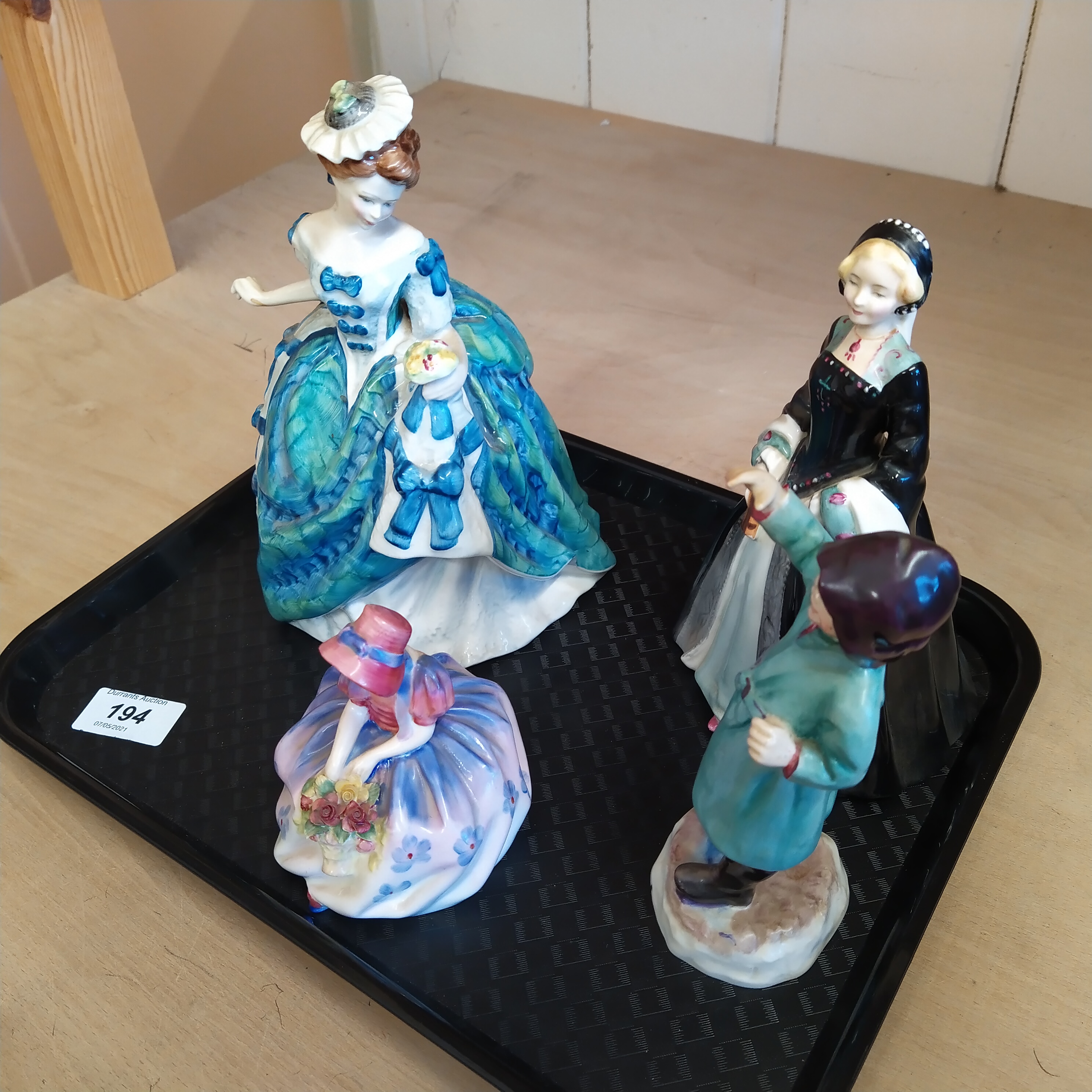 Four Royal Doulton figurines, Monica, Janice, - Bild 2 aus 3