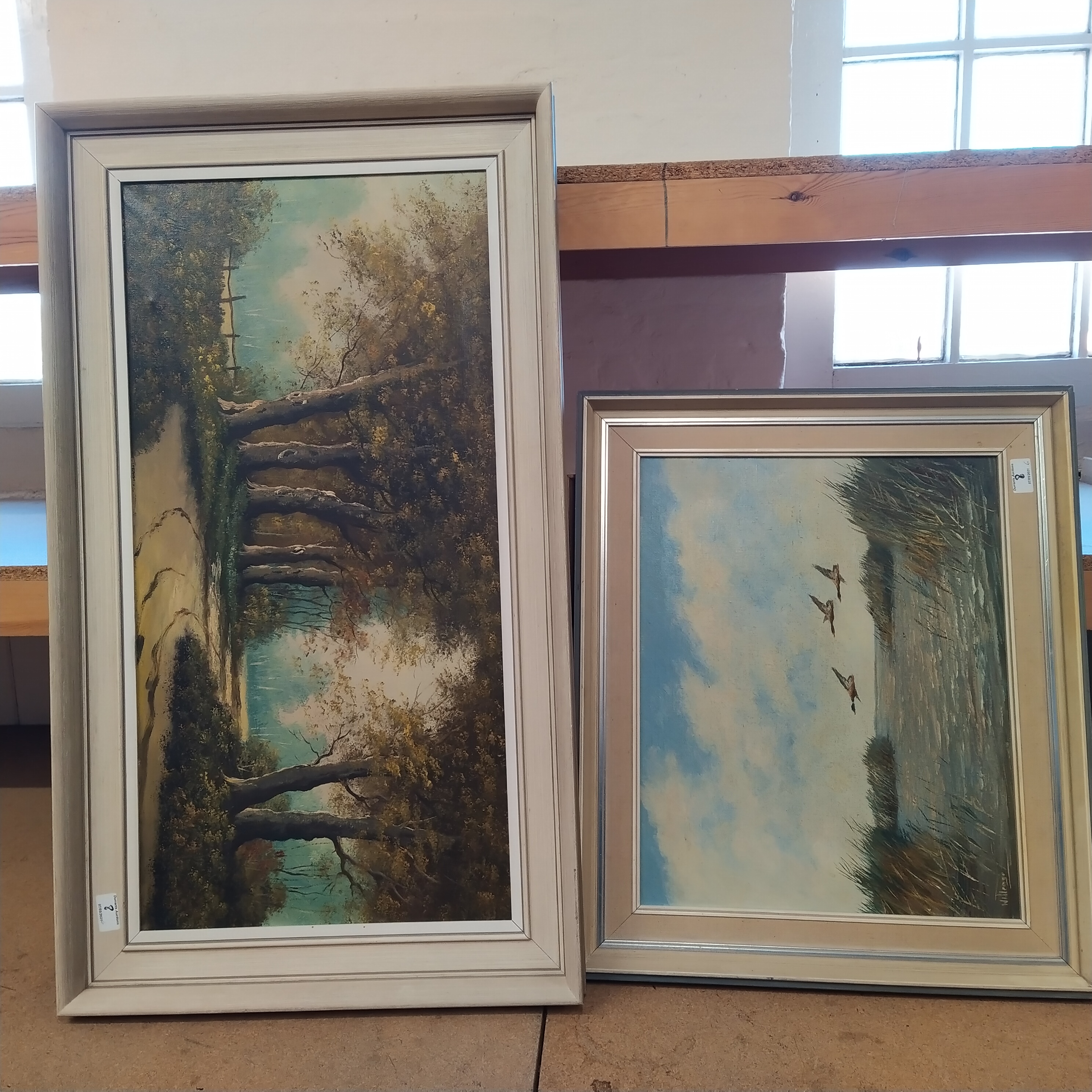 Three framed watercolours, 'Bedside Stillwaters', - Image 2 of 3