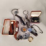 A quantity of wristwatches including an Ingersoll, Trafalgar,