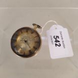 An 18ct gold pocket watch (as found),