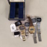 A 1970's Seiko gold plated gents wristwatch in Seiko box,