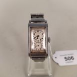 A Rolex Prince Chronometer 'Doctors' wristwatch c1930's, ref 1862,
