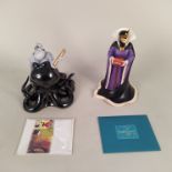 Two boxed Walt Disney Classics Collection figurines Ursula limited edition 16618 'We Made a Deal'