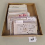 A selection of stamped envelopes, some 19th Century including Sweden,