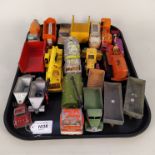 A selection mixed vintage farm vehicles etc including Dinky, Britains,