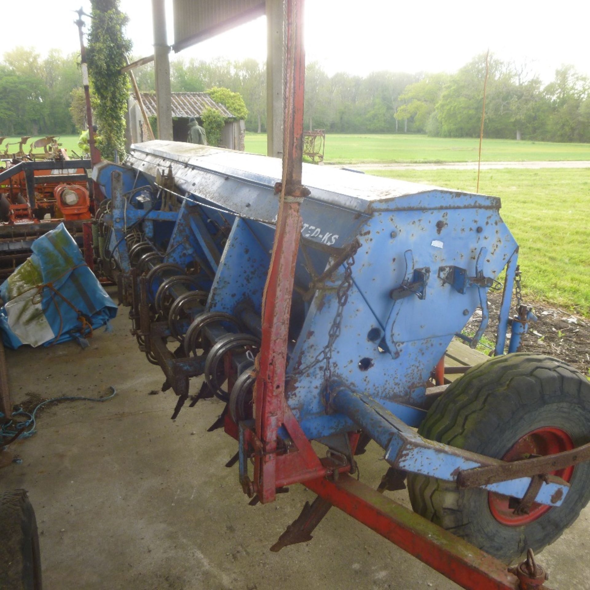 Stegsted 4m 28R seed drill. Stored near Bungay, Suffolk. - Image 2 of 2