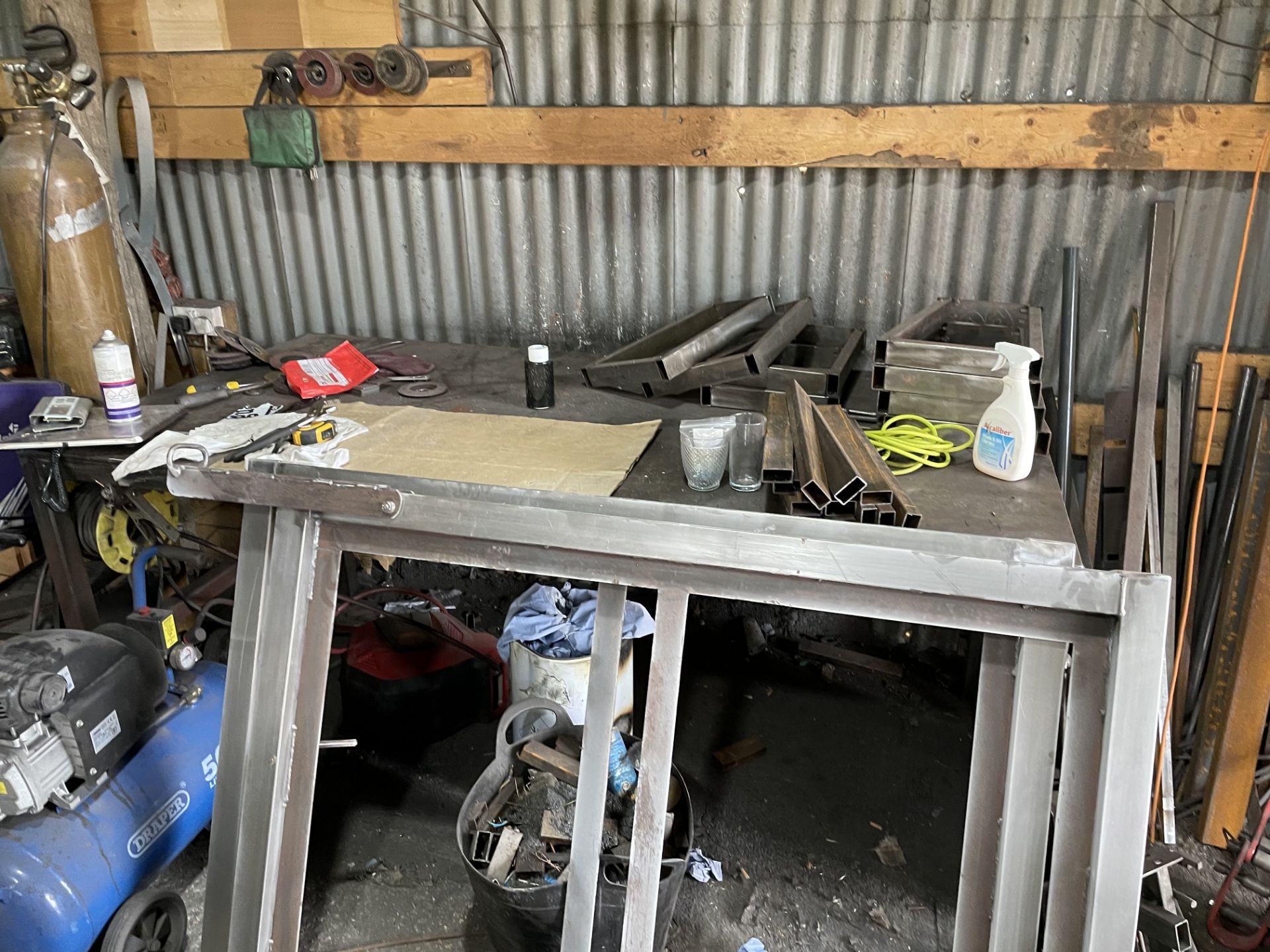 Metal Working Bench. Stored Clenchwarton, King's Lynn. No VAT on this lot. - Image 2 of 2