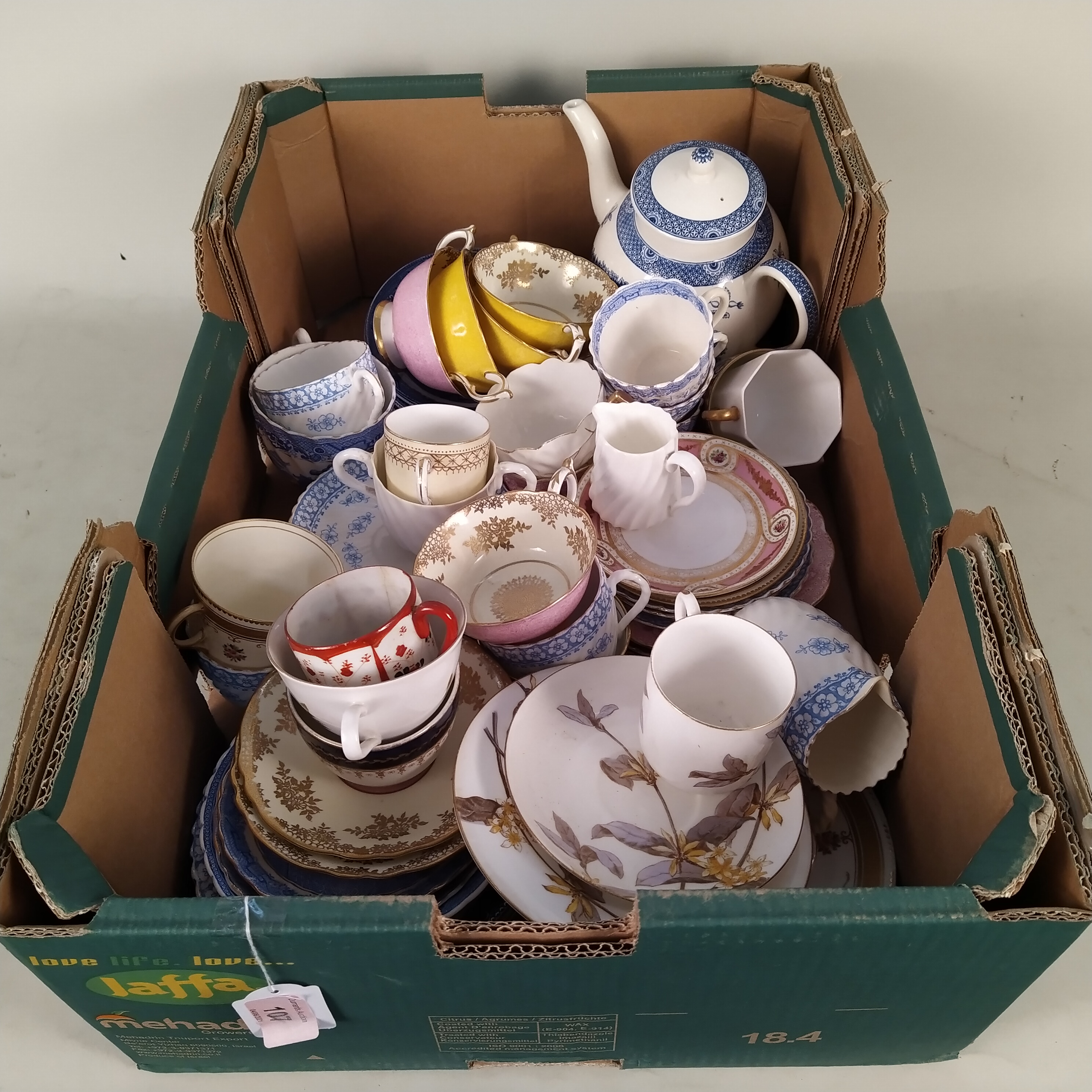 Various cups and saucers etc,