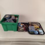 Various coarse and pike fishing tackle including a large quantity of floats, line,