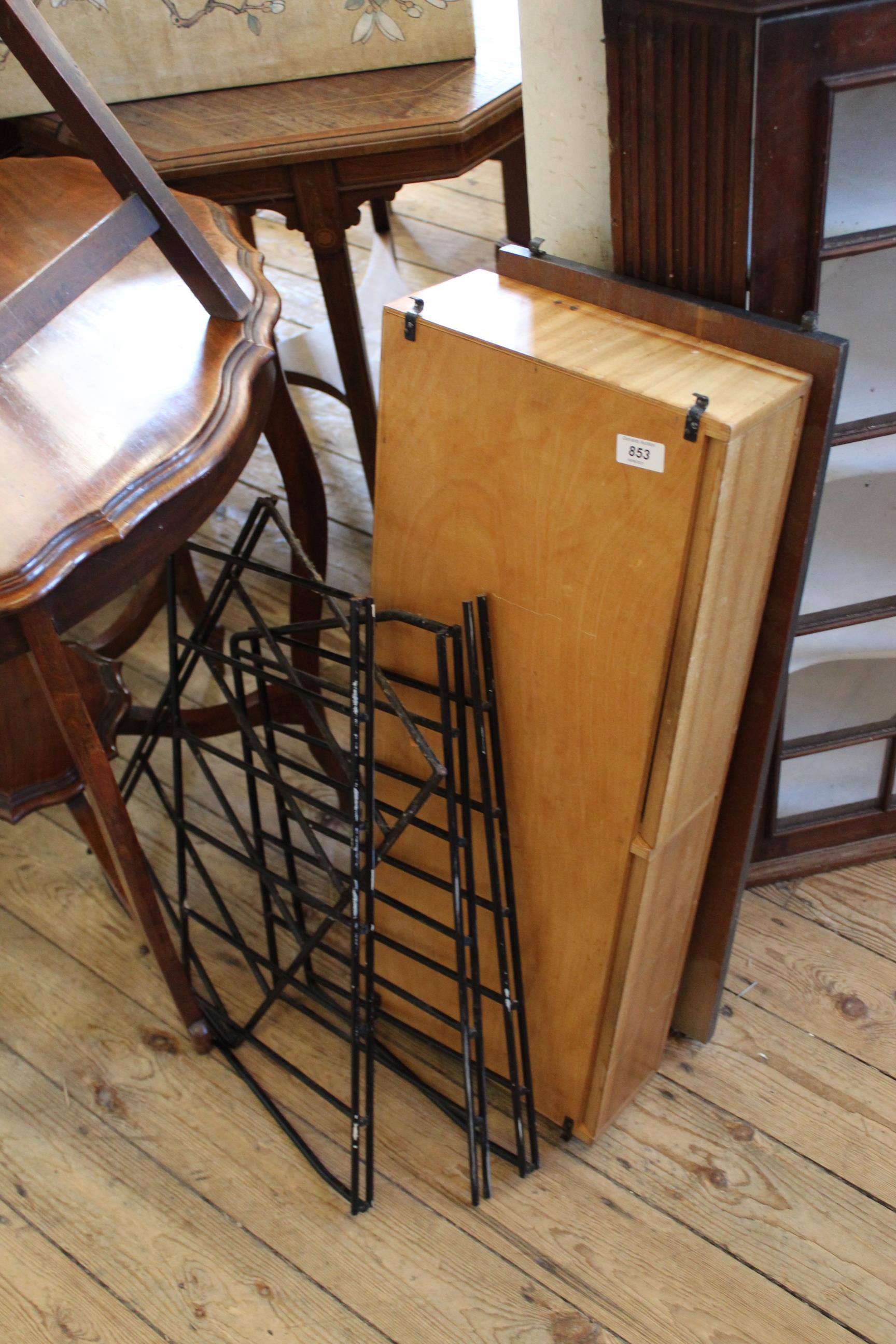 A 1960's Ladderax style two drawer unit with shelf (as found)