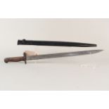 A British 1907 model bayonet by Wilkinson, marked 5/18,