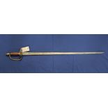 A British model 1796 Infantry Officers sword (no scabbard and folding hilt section missing)