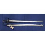 A British 'style' model 1885/90 Cavalry Troopers sword with scabbard