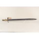 A British model 1837 Brunswick bayonet marked V.R.