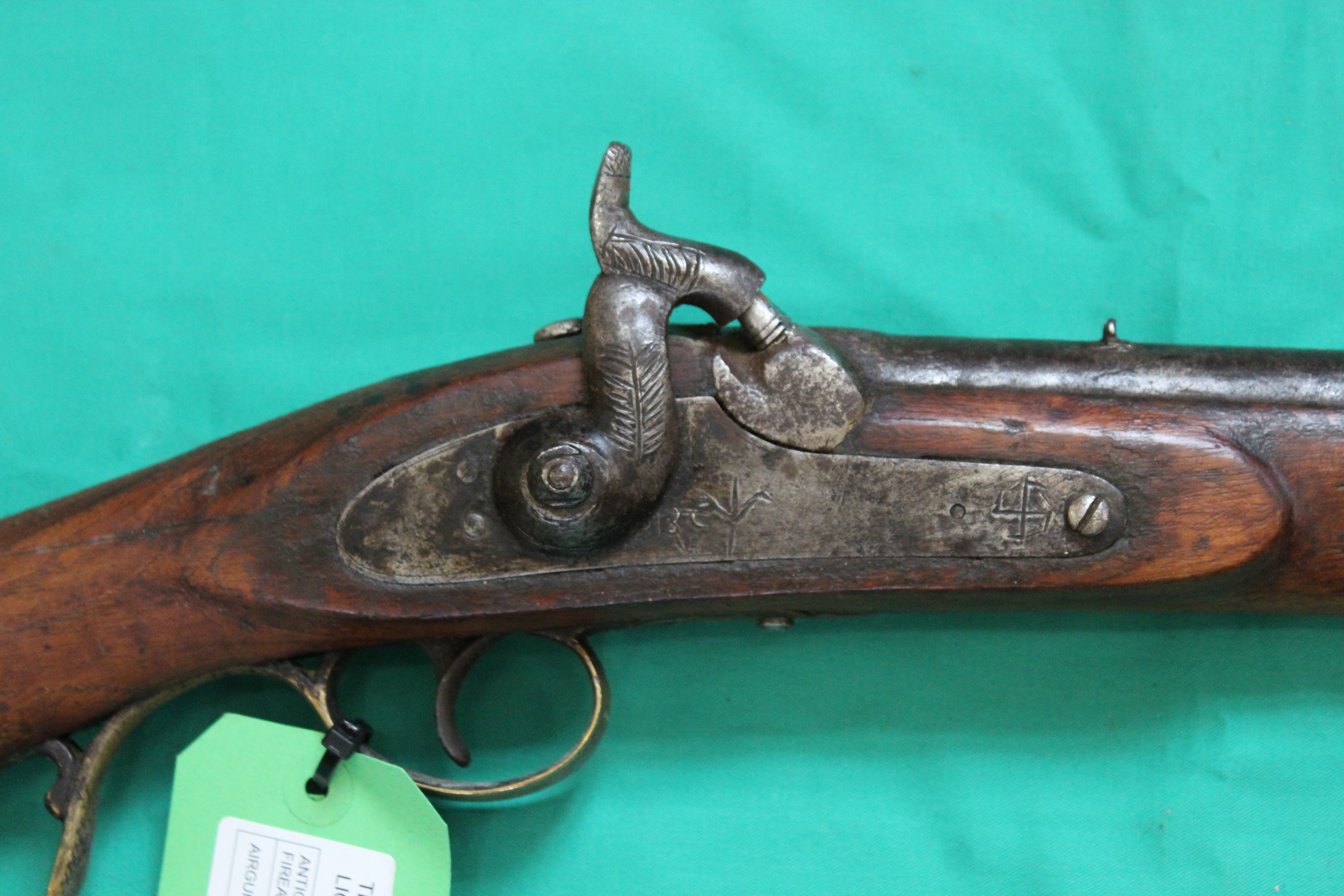 An antique percussion arm, - Image 2 of 3