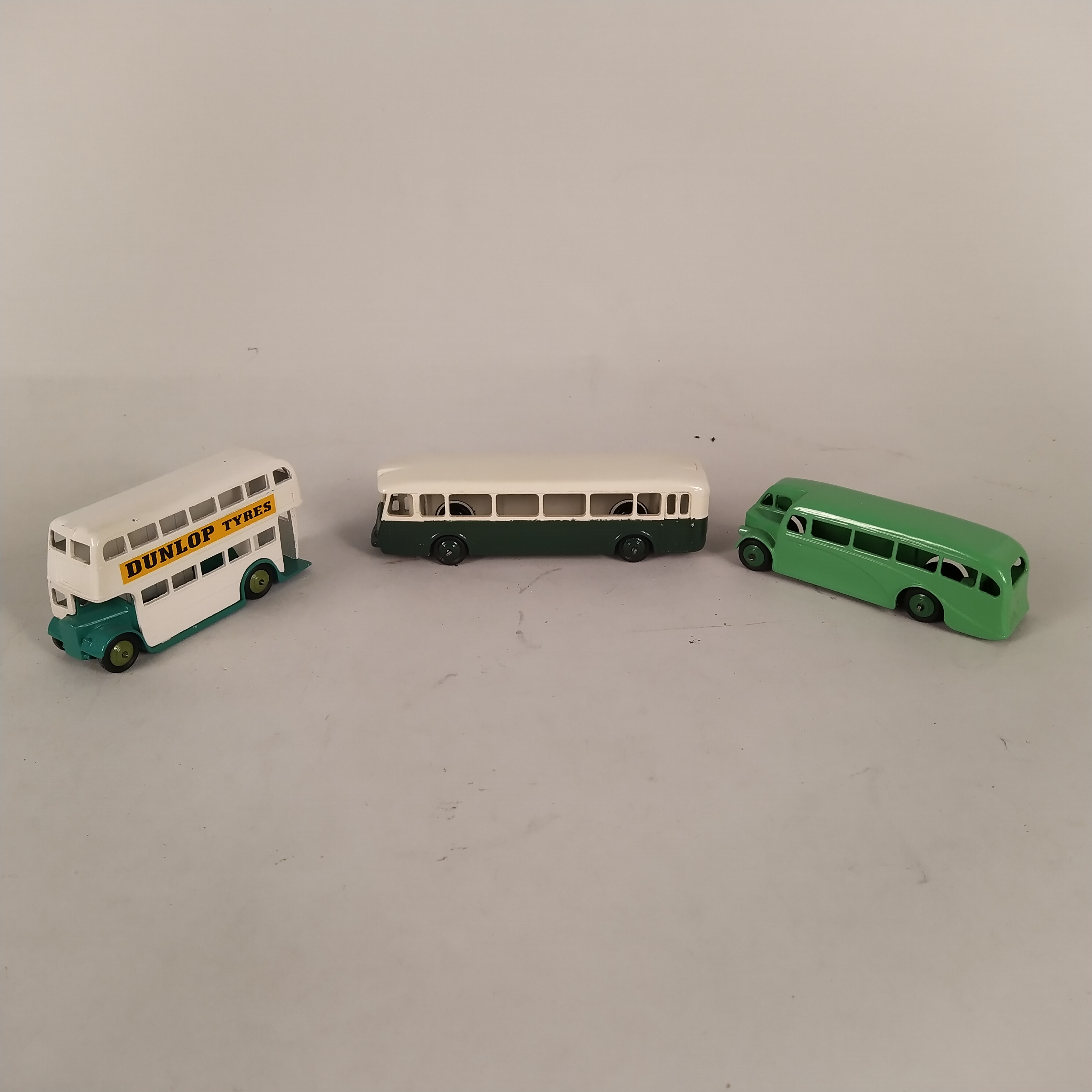 Six vintage Dinky buses and coaches (playworn condition) - Image 3 of 3