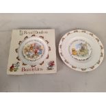 Two Royal Doulton Bunnykins plates,