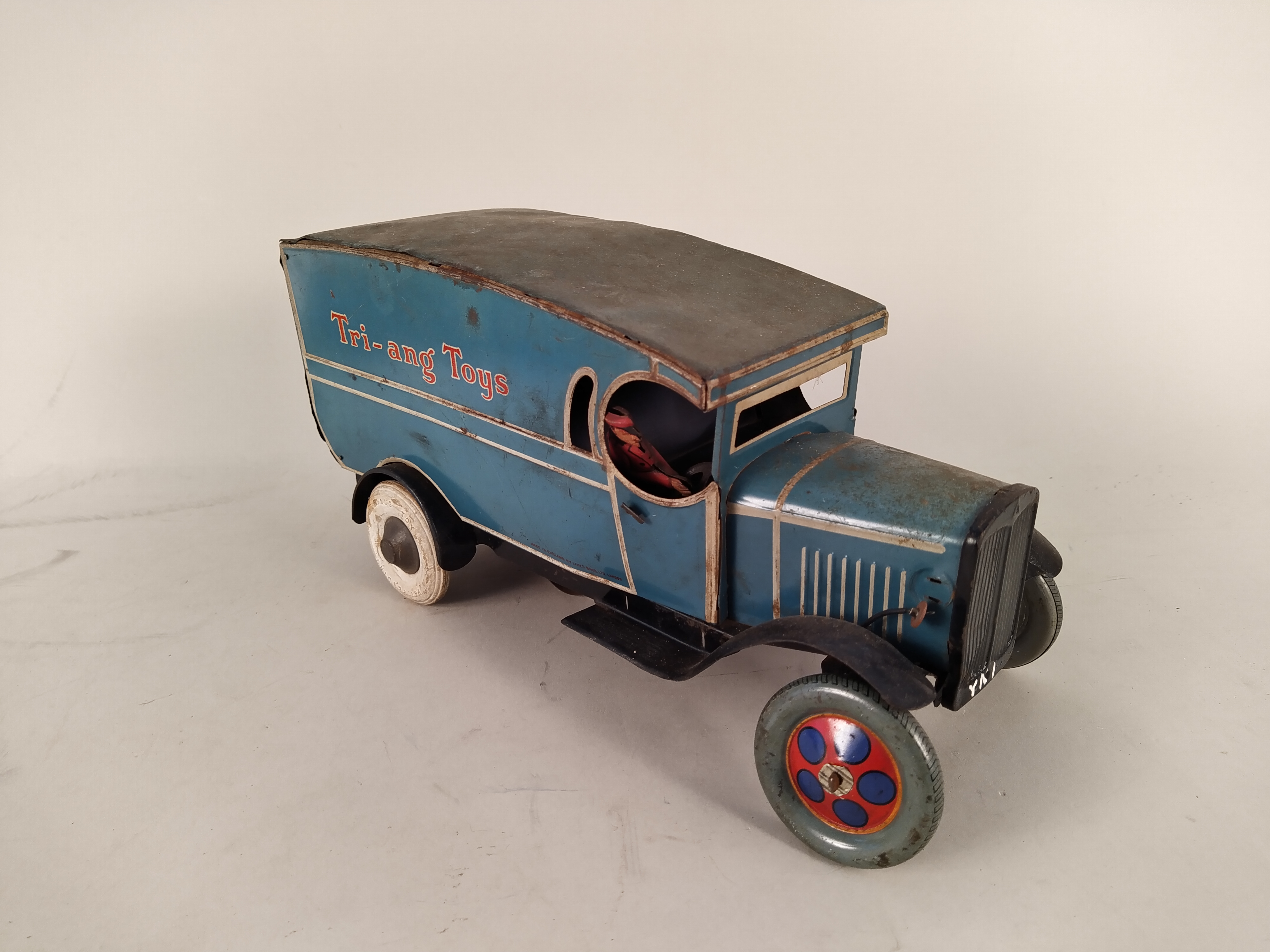 A vintage Triang Toys tin plate van, - Image 2 of 3