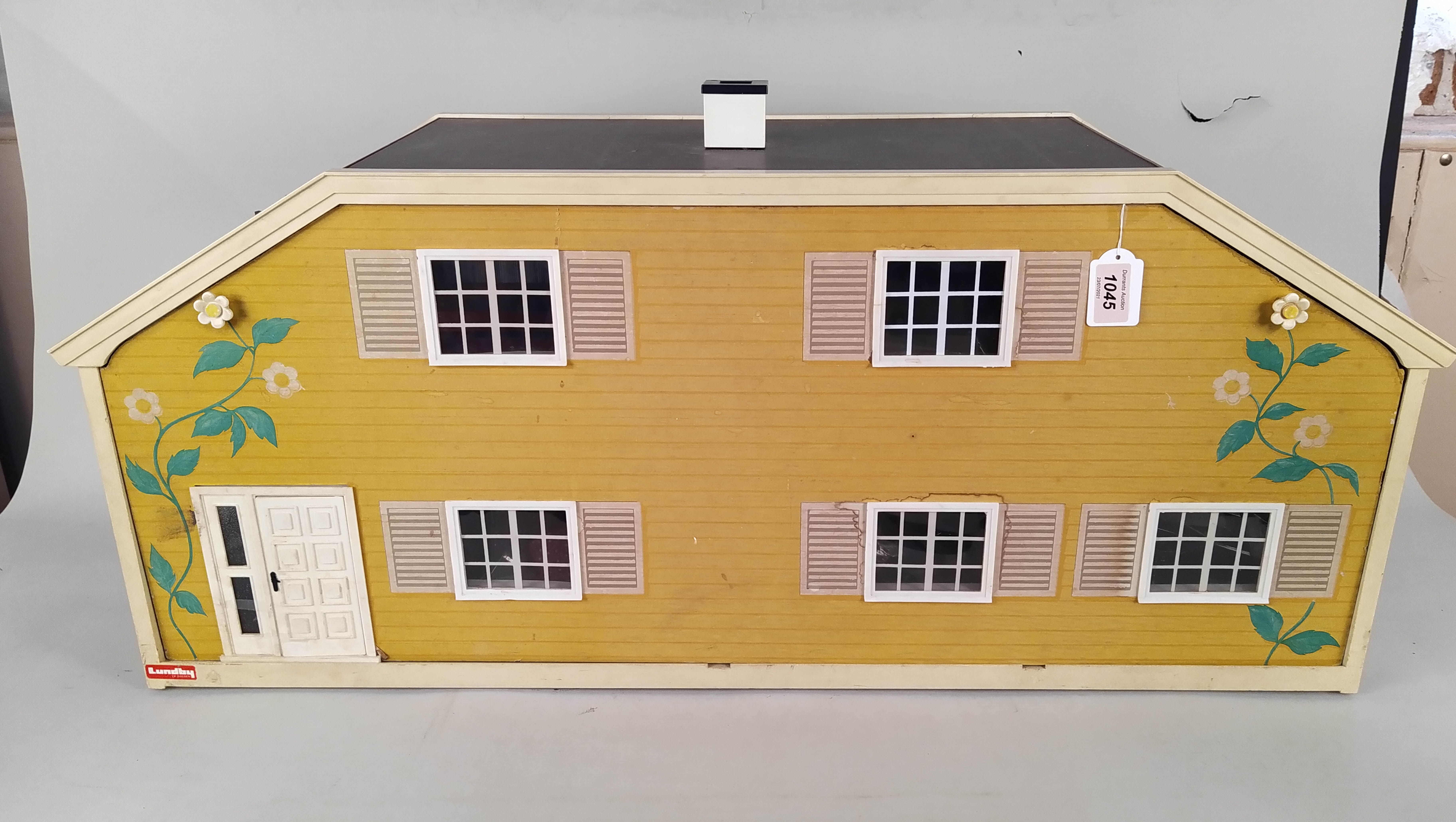 A Lundby Stockholm dolls house with furniture in every room