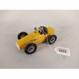 A vintage Schuco tin plate Grand Prix racer 1070 (mild playworn)