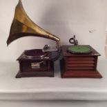 A vintage 'Duplo Phone' by Jansons Patent Gramophone Co,
