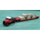 Two Corgi 1:50 scale heavy haulage vehicles with accessories