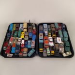 Vintage Dinky and Corgi toy cars (very playworn condition, some lacking wheels),