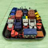 Six Corgi 1:50 scale heavy haulage low loaders