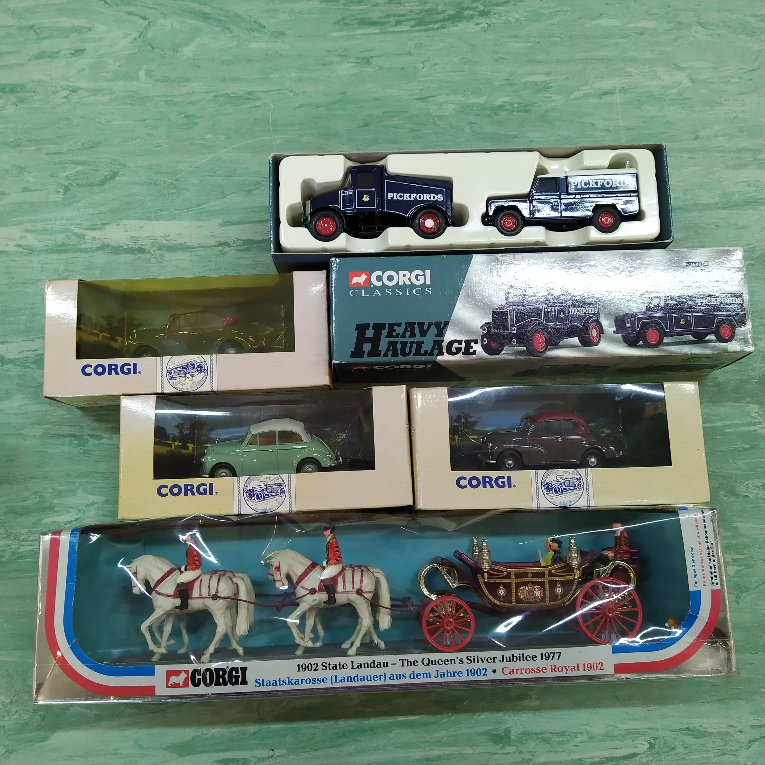 A mixed lot of Corgi 1:50 scale low loaders with loads, - Image 2 of 3