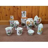 An extensive collection of Portmeirion tablewares,