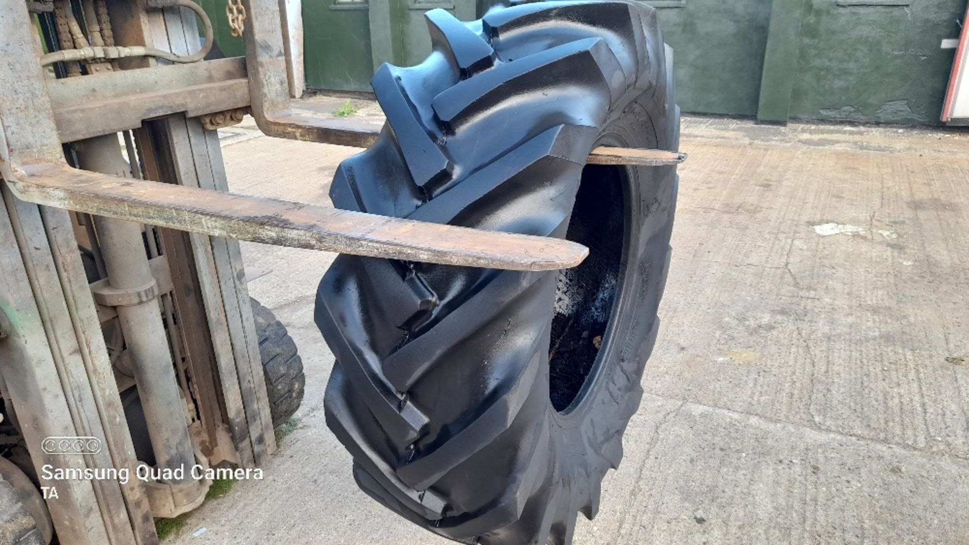 Goodyear tyre 16.3 x 85-24 80% tread. Stored near Eye, Suffolk. - Image 5 of 5